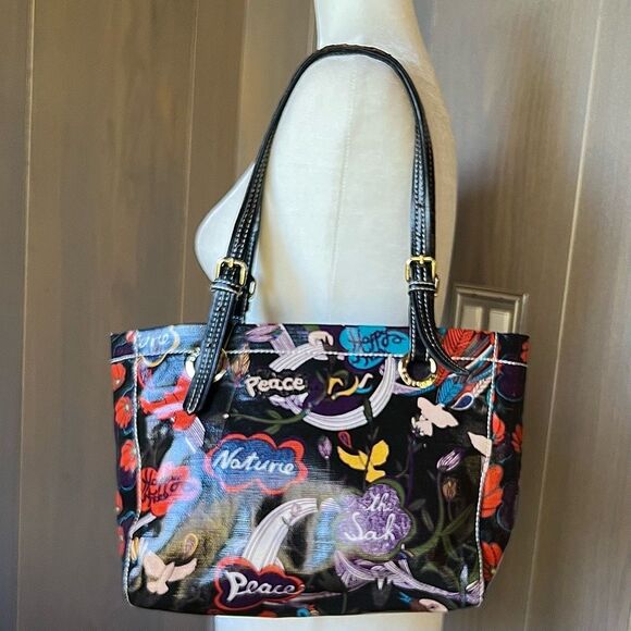 SAKROOTS Tote Shoulder Bag Peace Nature - Picture 1 of 12